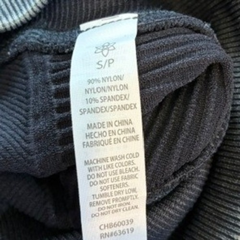 Harmony Balance Leggings Women S Grey New Acid Wash Seamless Ribbed High Rise - Picture 7 of 8
